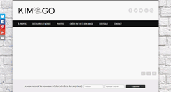 Desktop Screenshot of kimonthego.com